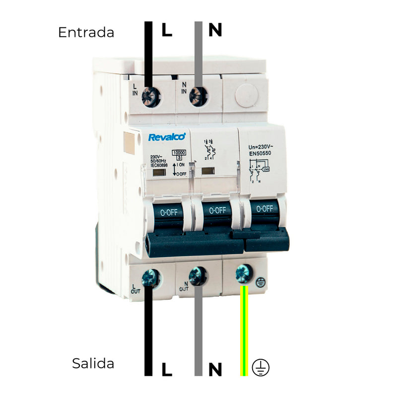 Iga 2P 25A C 10Ka Protector De Sobretension Permanente Segun Normativa En-50550 Y Transitorio 5-15Ka 275V