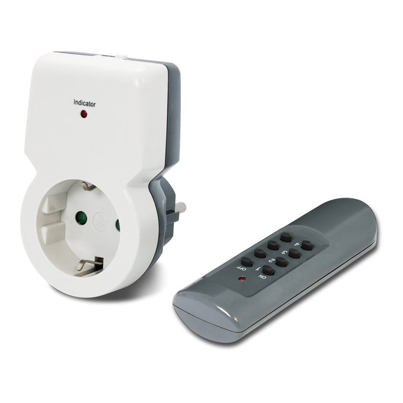 Schuko socket T/Tl 10/16A 250V 1100W with remote control