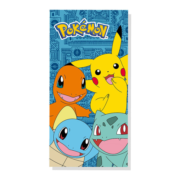 Toalla Playa Algodon 300G 70 X 140Cm Pokemon