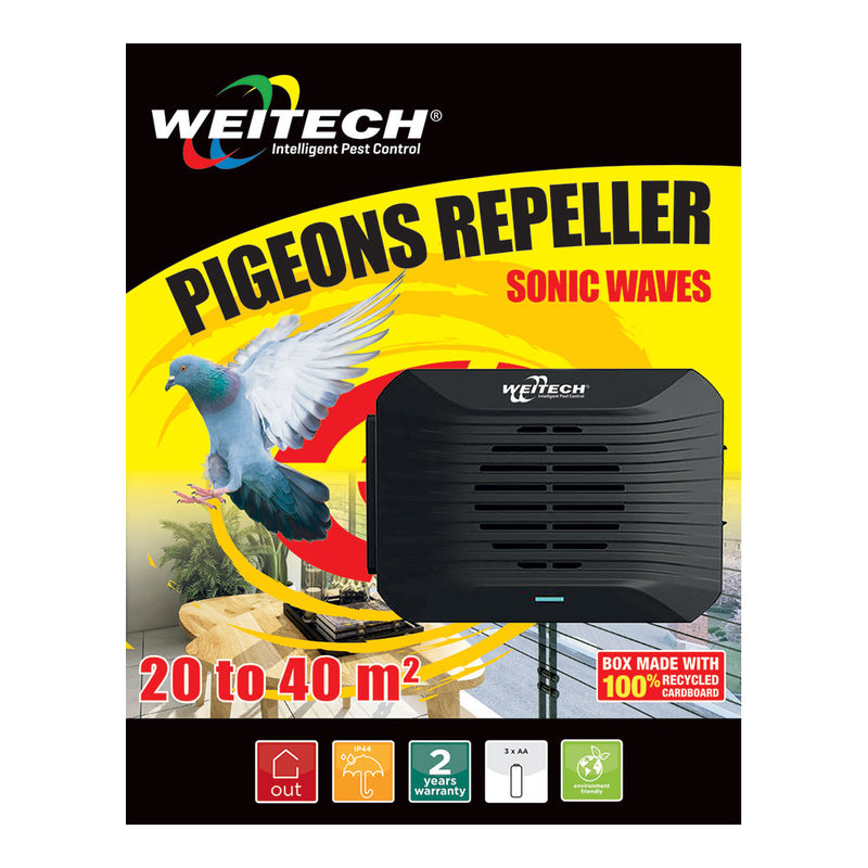 Ahuyentador Sonoro Especial Para Palomas Weitech