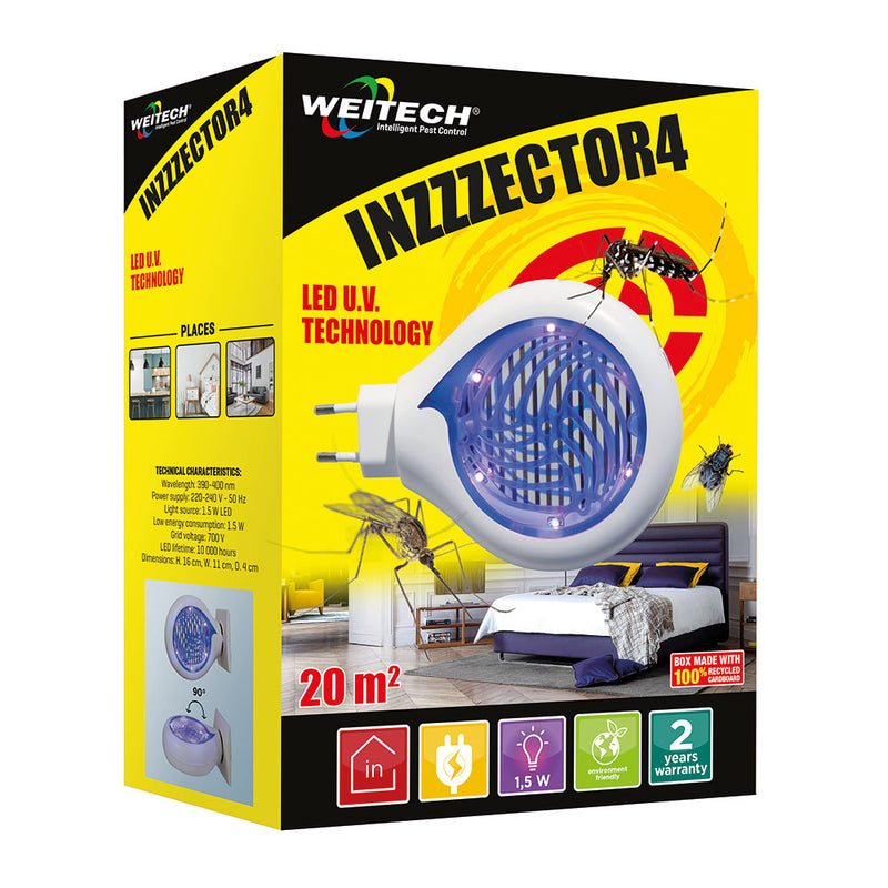 Trampa Inzzzector4 Led U, V, Weitech