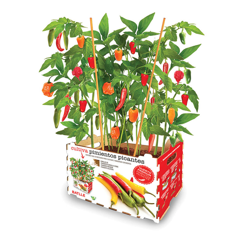 Box of Batlle Hot Peppers