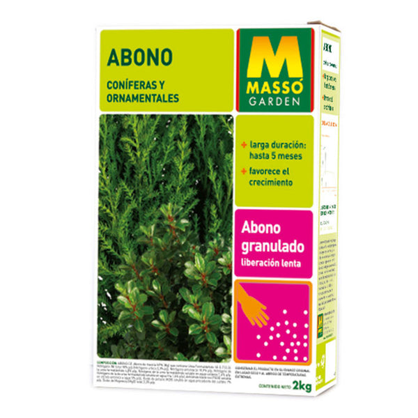 Abono Para Coníferas Y Setos 2Kg, 244024 Massó