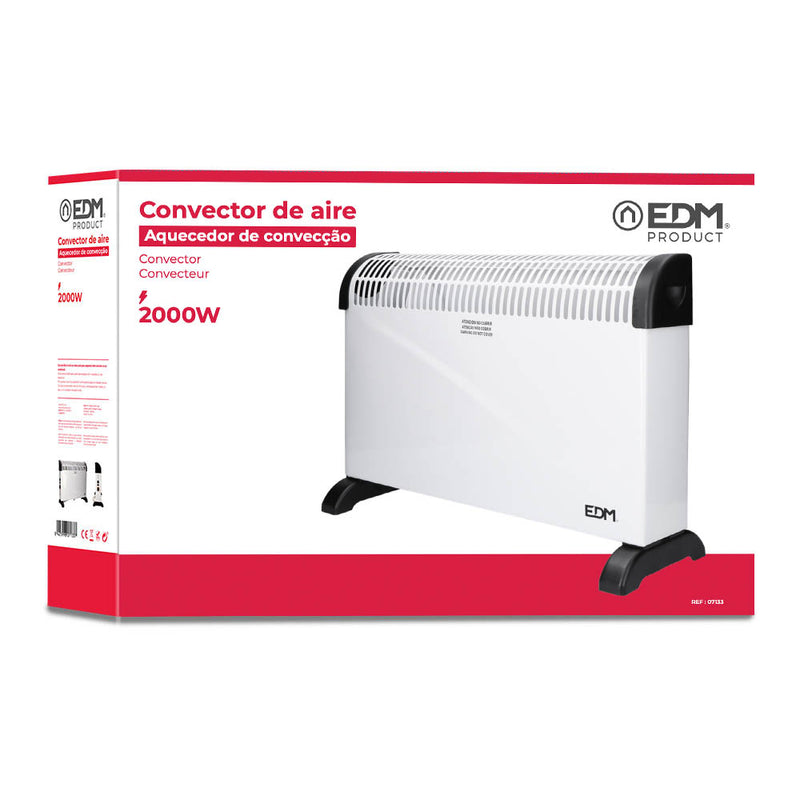 Convector De Aire - Modelo Standard - 2000W - Edm