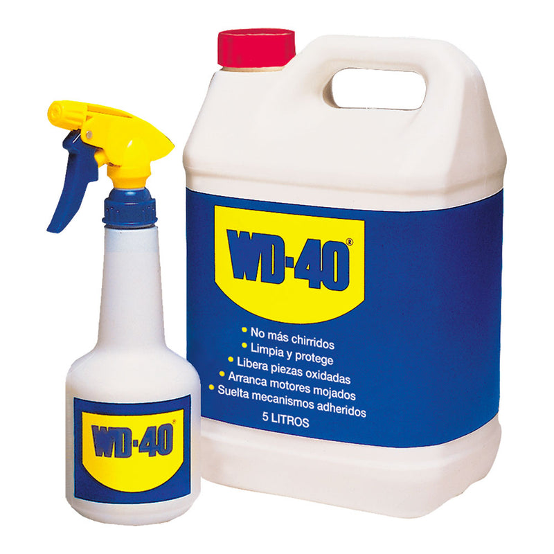 Multi-Use Lubricant Wd40 5 L Bottle + Free Wd40 Sprayer