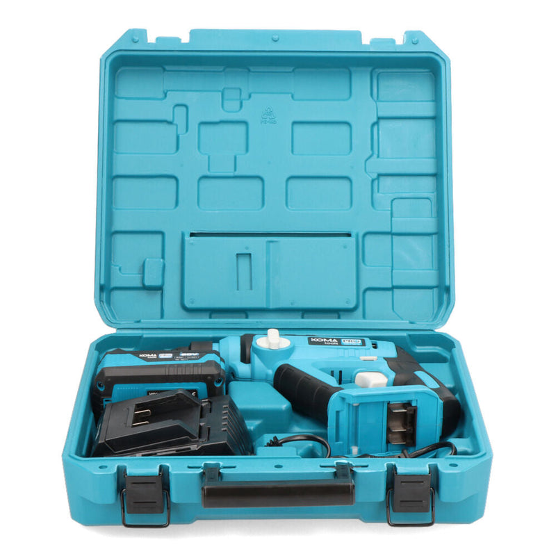 Kit Maletin Taladro Perforador 20V Con Batería Y Cargador Koma Tools