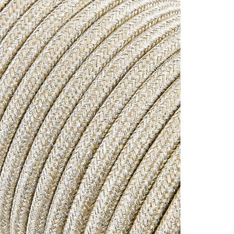 Cable Cordon Tubulaire 2X0,75Mm C15 Beige 25M