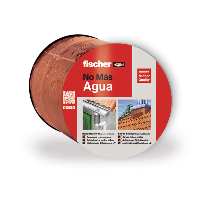 Butilica Band 10Cm X 10M Terracotta 564129 Fischer