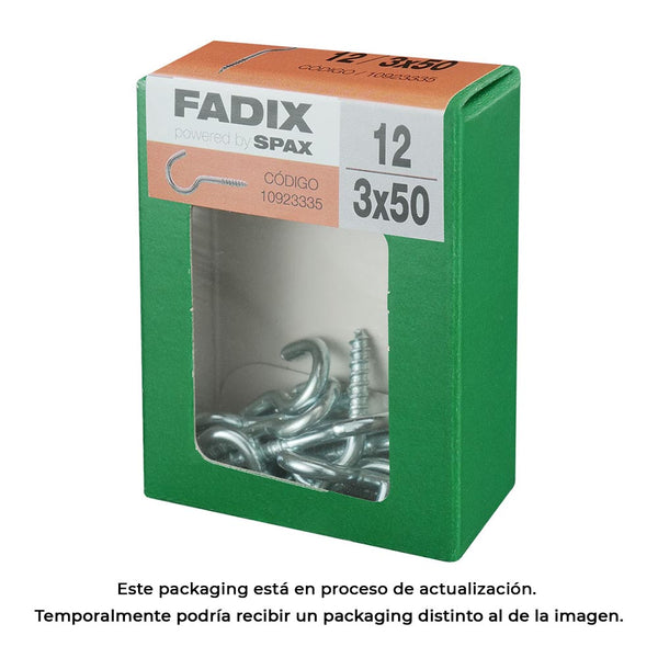 Caja M 12 Unid, Hembrilla Abierta Cinc 3,0X50Mm Fadix