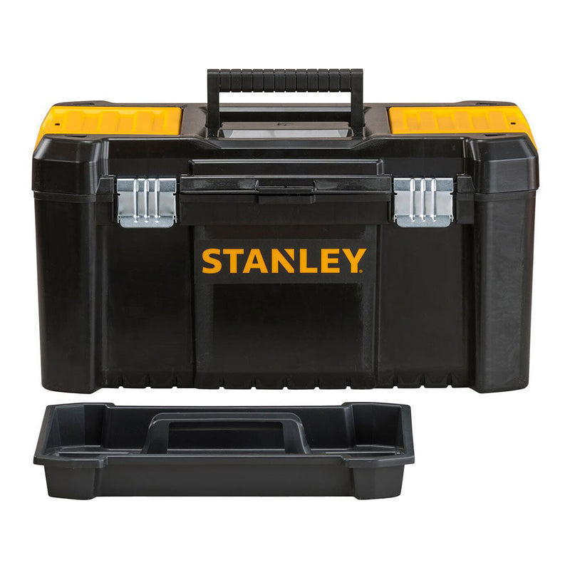 Stanley 19"/48cm Plastic Tool Box With Metal Latches Stst1-75521