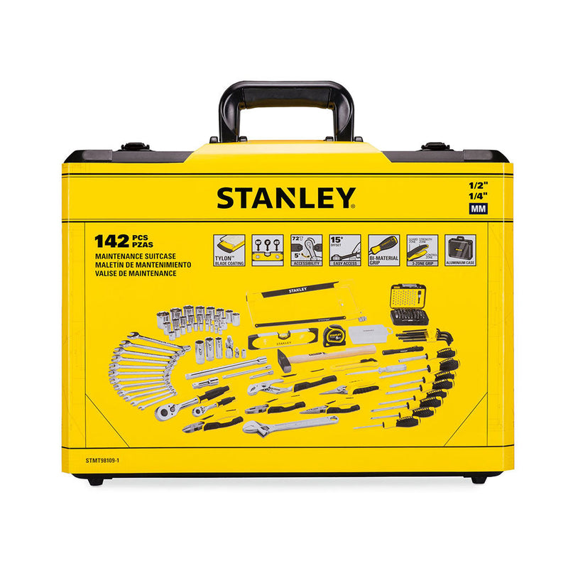 Maintenance Kit With Aluminum Case 142 Pieces Stmt98109-1 Stanley