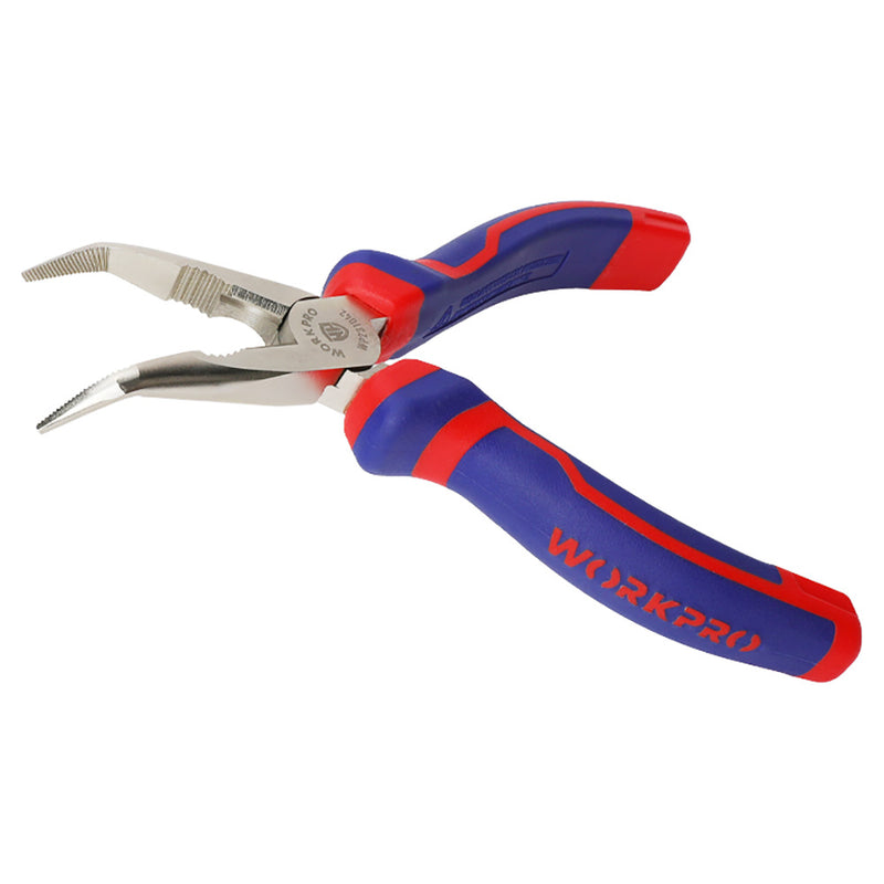 Workpro 160mm Curved Nose Pliers