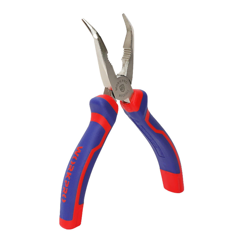 Workpro 160mm Curved Nose Pliers