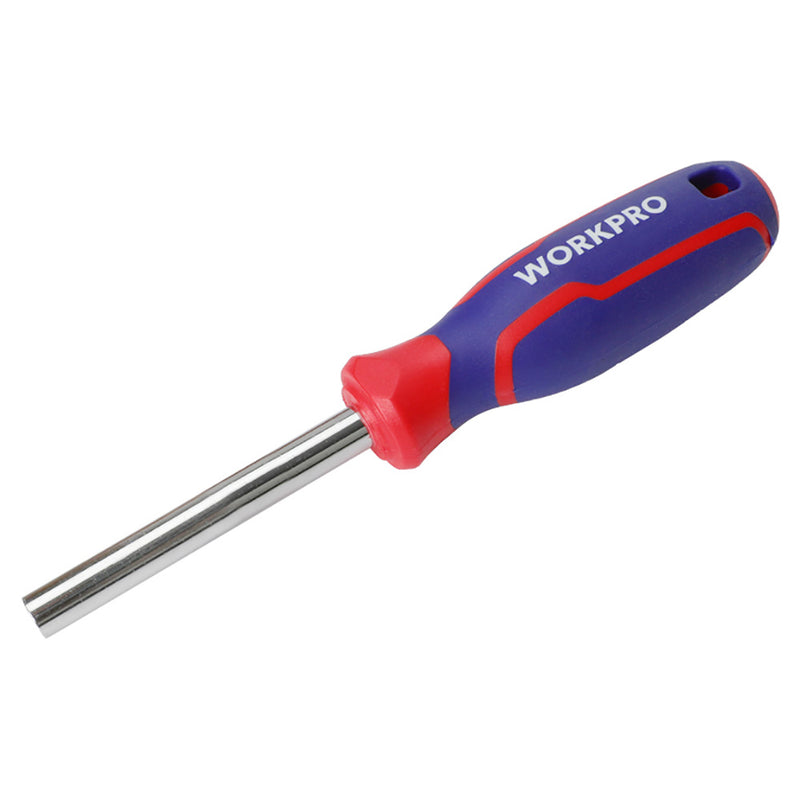 Mango Destornillador De Punta Magnética De 1/4" Workpro