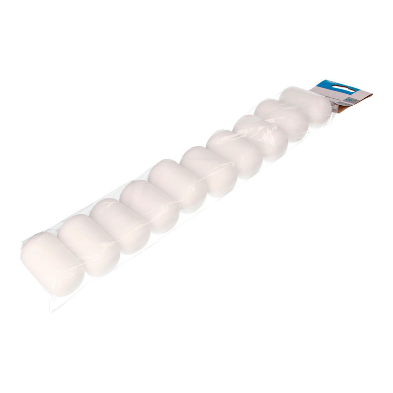 Mini Foam Roller Replacement 50mm 10 Pcs, Suitable For All Types Of Water-Based Paints, Varnishes And Synthetics, Edm