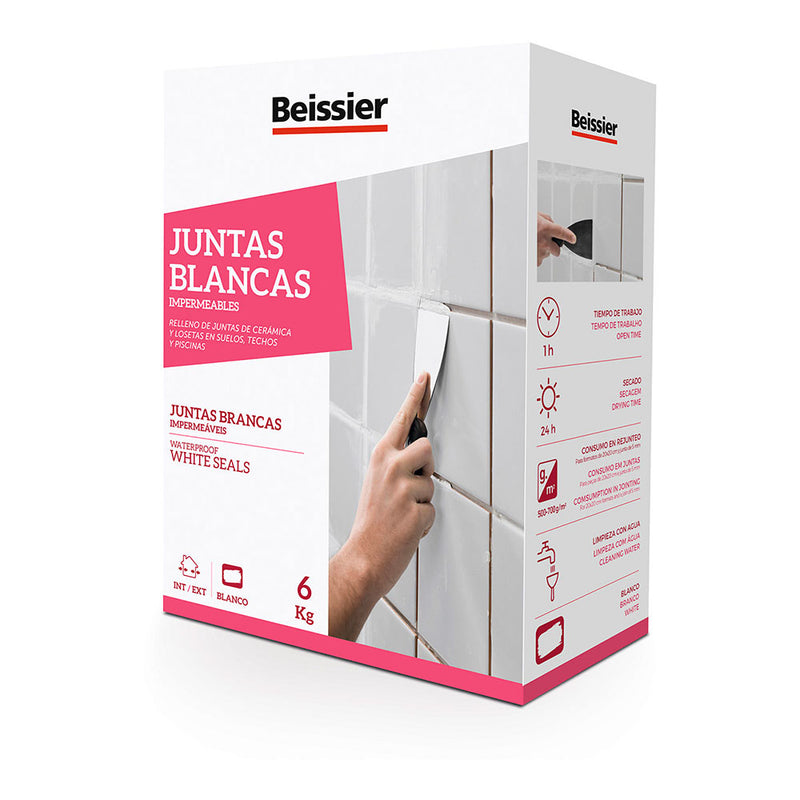 Beissier Juntas Blancas Impermeables 6Kg 70162-001