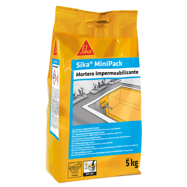 Sikaminipack Mortero De Impermeabilización Gris 5 Kg