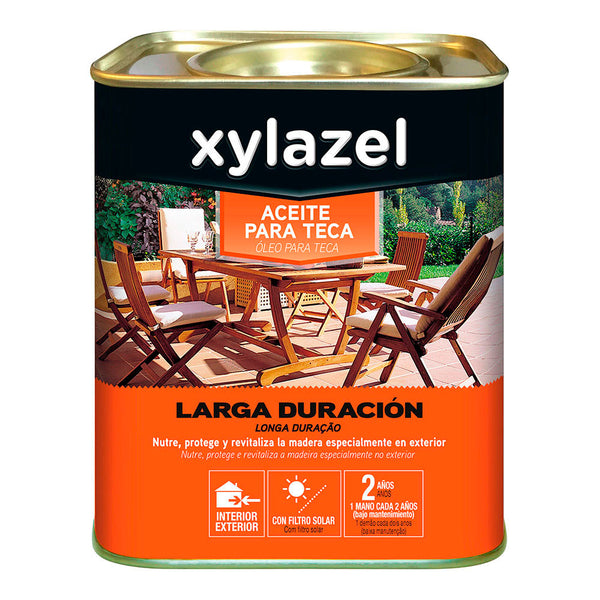 Xylazel Aceite Para Teca Larga Duracion Color Teca 0, 750L 5396278