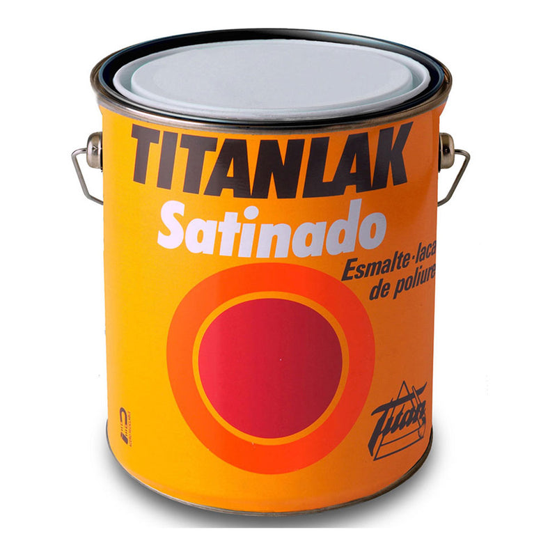 Titanlak Satin White Polyurethane Lacquer Enamel 4L Titan 11140004