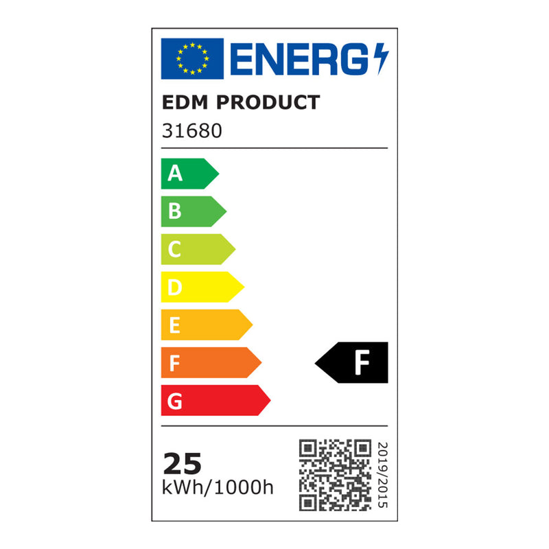 Regleta Electronica Led 25W 6500K Luz Fria 2000Lm 61,3X3X12Cm Edm