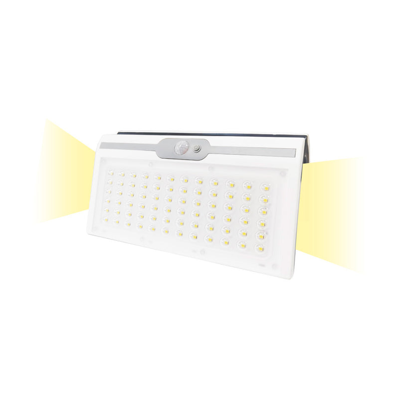 Solar Wall Light 6W 430Lm 6,500K With Sensor Color White Edm