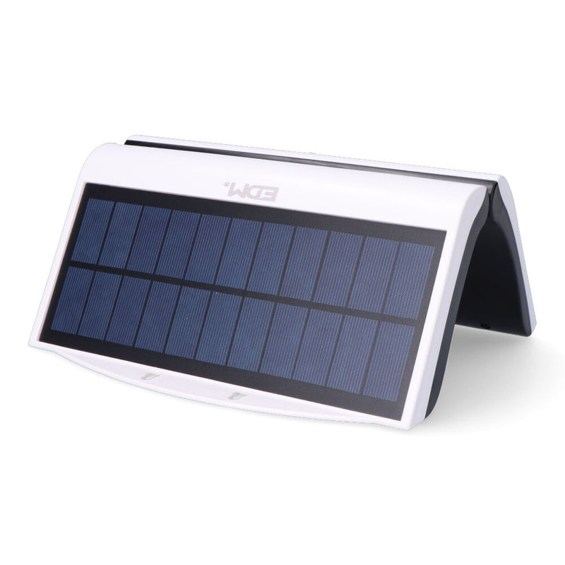 Solar Wall Light 6W 430Lm 6,500K With Sensor Color White Edm