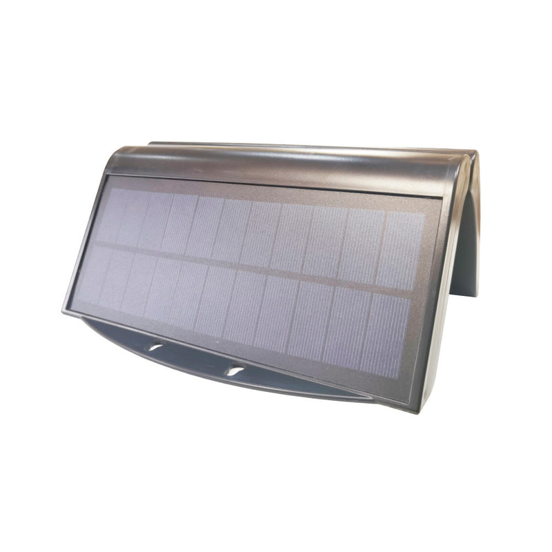 Solar Wall Light 6W 430Lm 6,500K With Sensor Color Black Edm