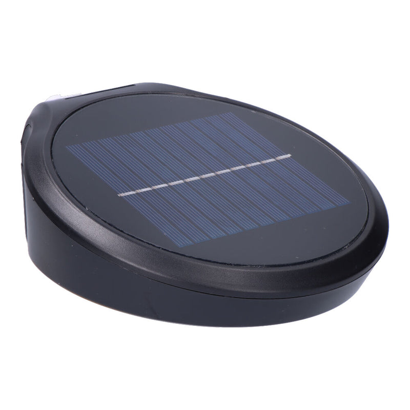 Aplique Solar 2W 200Lm 6500K Con Sensor Color Negro Edm