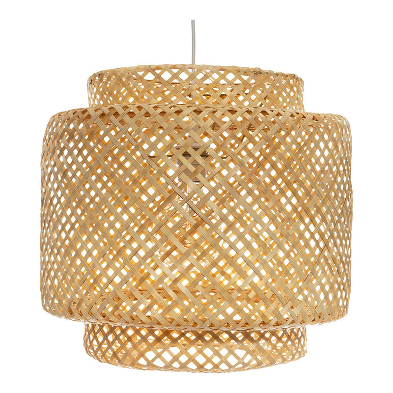 Natural Bamboo Ceiling Lamp E27 Model "Liby"