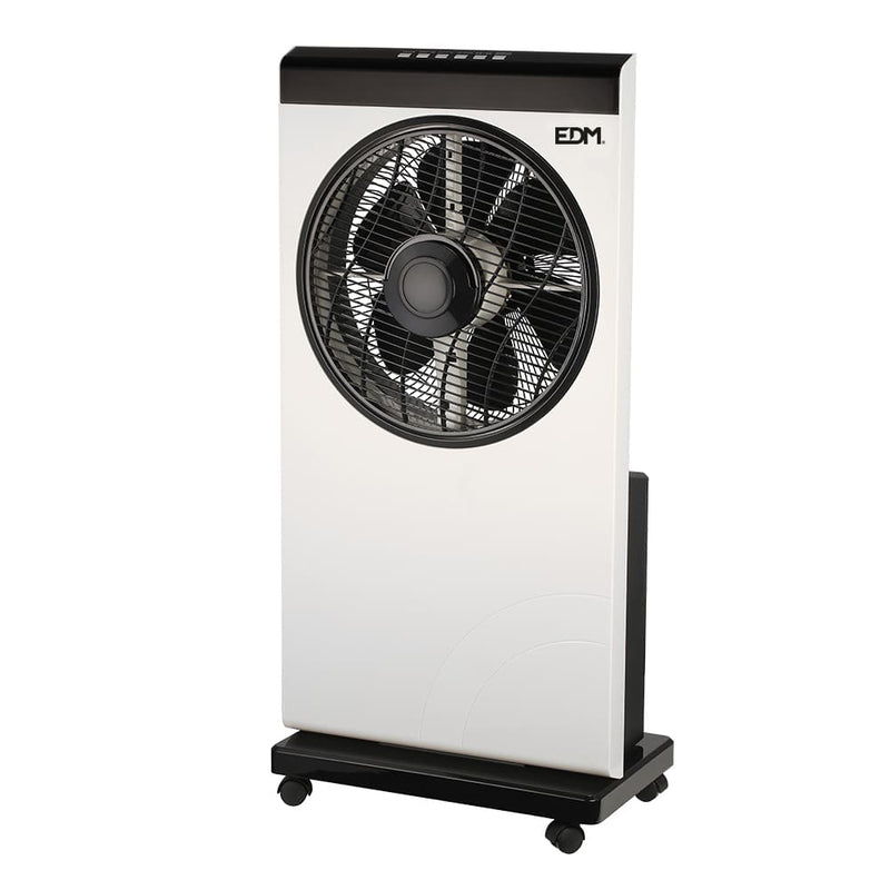 Ventilador Nebulizador Con Mando A Distancia, Color Blanco/Negro, Potencia: 80W Aspas: Ø30Cm 39X24X84Cm Edm