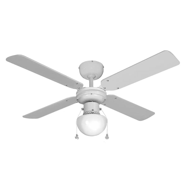 Ventilador De Techo Modelo Caribe, Color Blanco, Potencia: 50W Aspas: Ø102Cm Edm