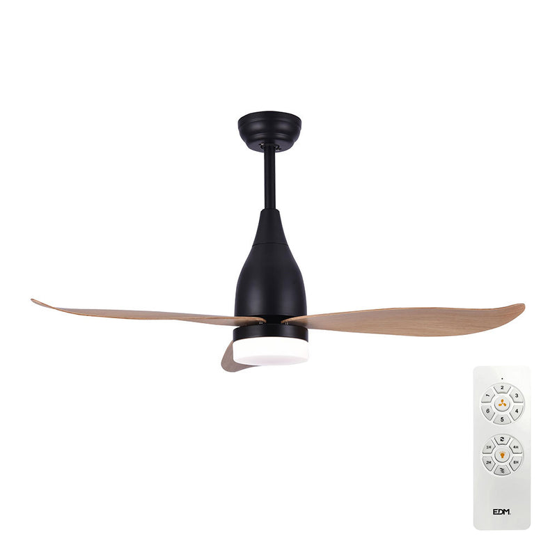 Led Ceiling Fan 112cm DC 15W + Light 18W 2,190Lm 3,000K-4000K-5,000K Mod, Kattegat Edm