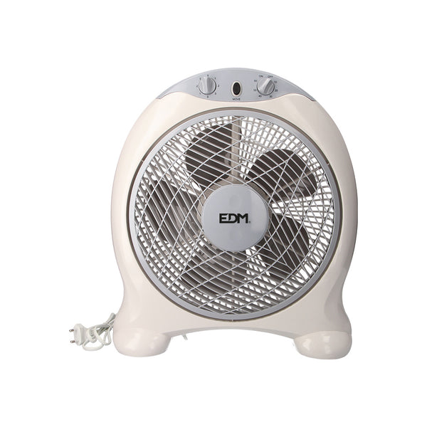 Ventilador Box Fan, Color Blanco/Gri, Potencia: 45W Aspas: Ø30,5Cm 38,5X13X46Cm Edm