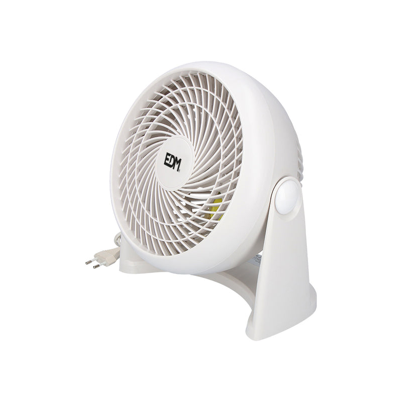 Ventilador 2 En 1 (Suelo Y Pared) Color Blanco, Potencia: 50W Aspas: Ø18Cm 26,5X15,5X27,7Cm Edm