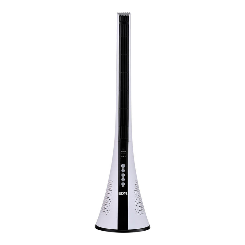 Ventilador De Torre, Potencia: 50W Con Mando A Distancia, Color Blanco 28,5X27,8X110,8Cm Edm