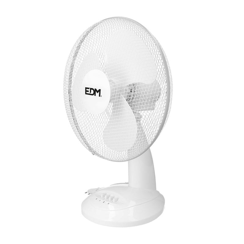 Ventilador De Sobremesa, Color Blanco, Potencia: 45W Aspas: Ø40X61Cm Edm