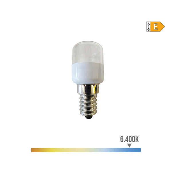 Bombilla Tubular (Frigorifico) Led E14 0,5W 55Lm 6400K Luz Fria Ø2,6X60Cm Edm