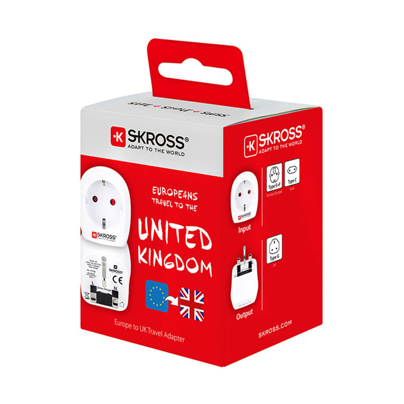 European to UK Adapter Skross 1500230-E