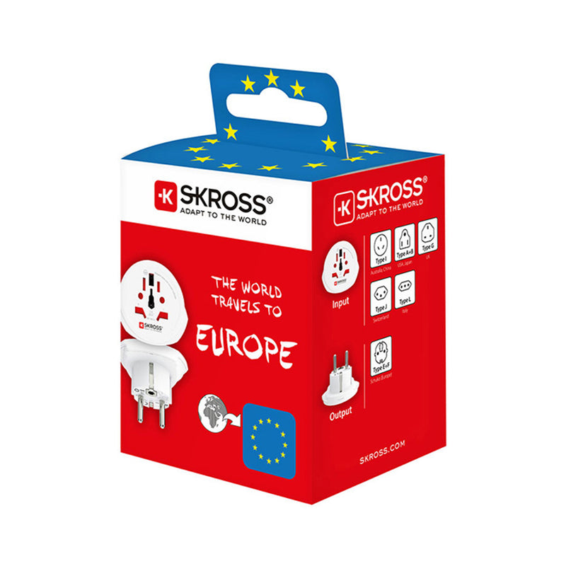 World To Europe Adapter Skross 1500211-E