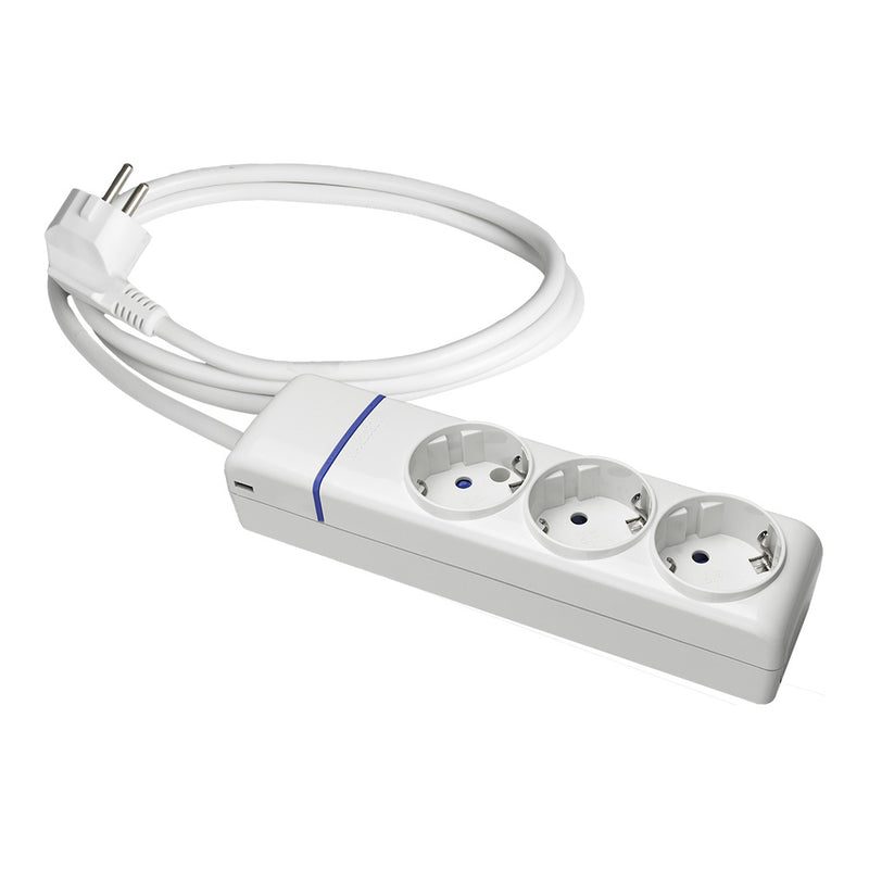 Multiple Base 3 Sockets T/Tl 1.5M Cable 8013P Solera