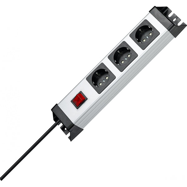 Extension 3 Outlets (2P+T Type F) + 1 Switch