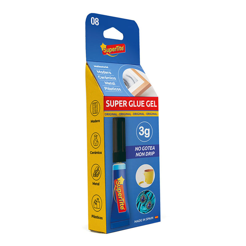 Instant Gel Adhesive, Blister 3G 2408 Supertite