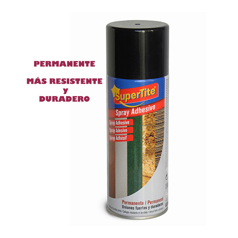 Adhesivo De Contacto Permanente, Spray 400Ml A2505 Supertite