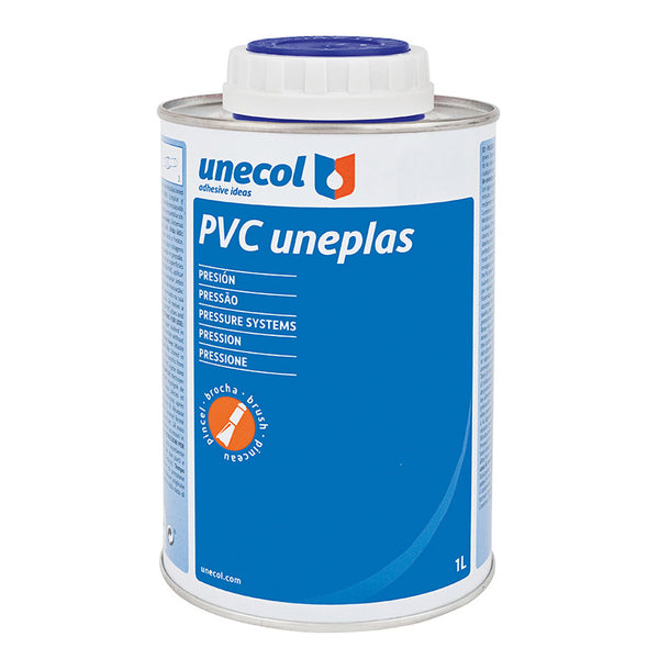 Pvc Uneplas, 1L Metal Pot With Brush A2040 Unecol