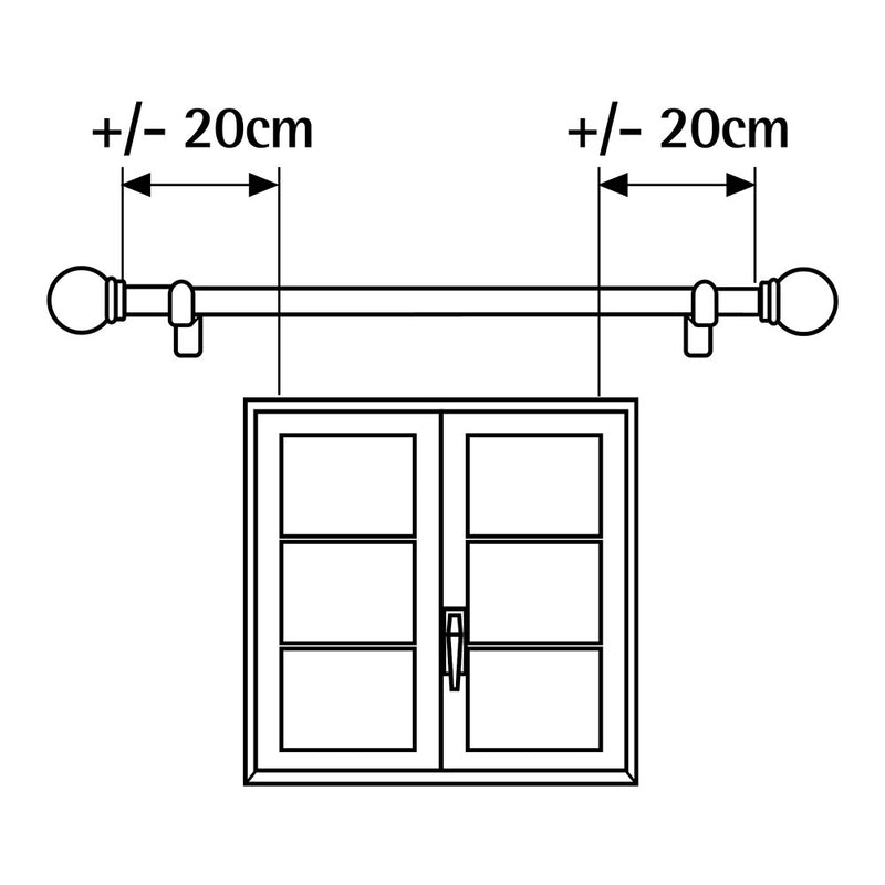 Kit Barra Cortina Baculo Extensible De 160 A 300Cm Plata Cintacor - Storplanet