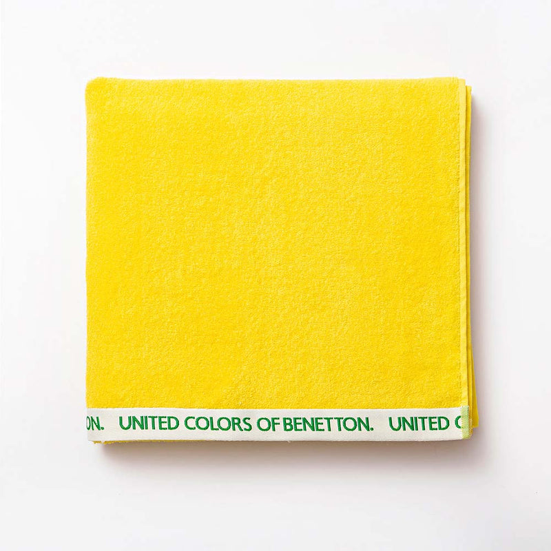 Toalla De Playa 160X90Cm 450G/M² Amarillo Benetton