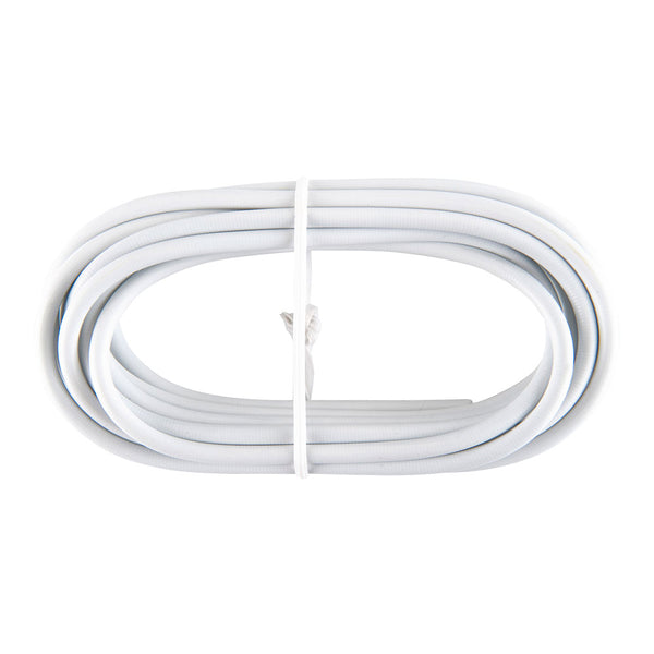 White Plastic Coated Cable (Worm) 3M Curtain Rod PV025 Cintacor - Storplanet