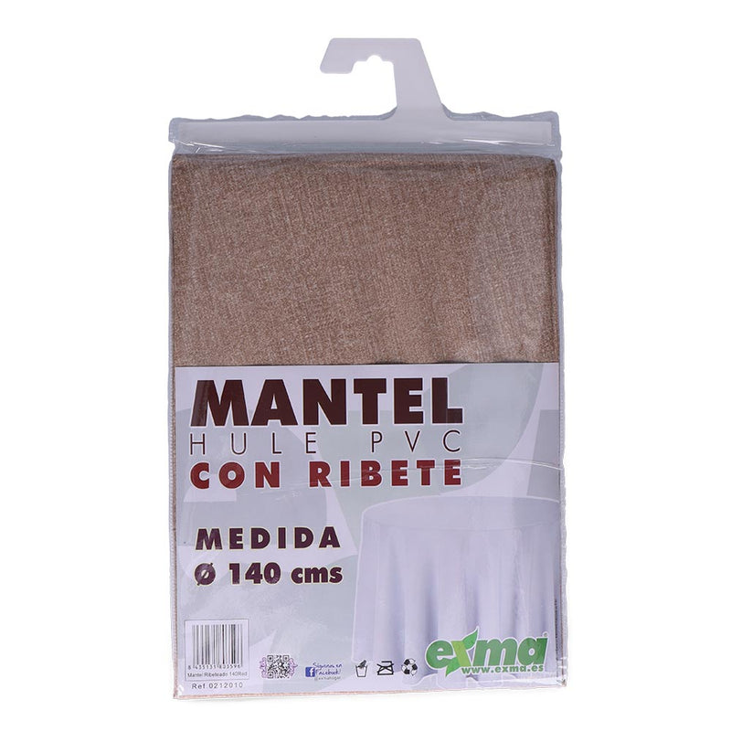 Mantel De Hule Ribeteado Redondo Colores Surtidos Ø140Cm Exma