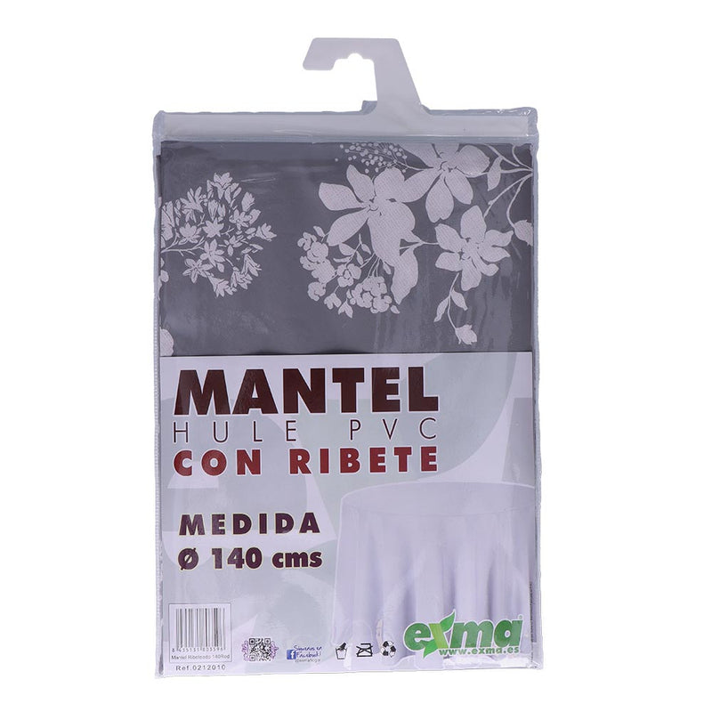 Mantel De Hule Ribeteado Redondo Colores Surtidos Ø140Cm Exma