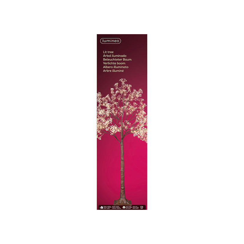 Arbol Led Gypsophila Purpurina Ip44 150Cm